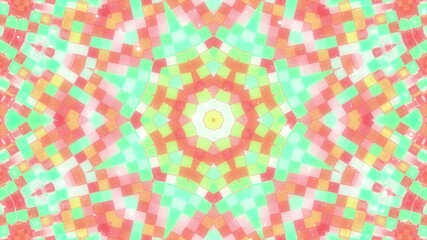 Kaleidoscopes Psychedelic elegant luxury lines background animated glowing geometric shapes - Powered by Adobe
