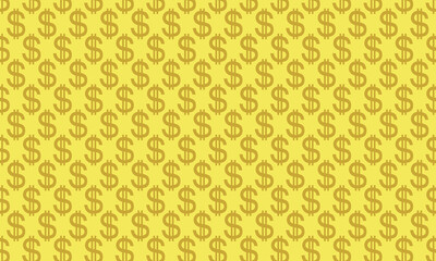 Seamless Dollar Sign Icon Background – Repeating Money Symbols for Finance, Business, Banking, Investment, Budgeting, and Economic Design Projects