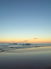Winter's dusk, Stumers Creek, Coolum, Sunshine Coast, Queensland, Australia