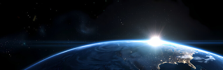 planet in space