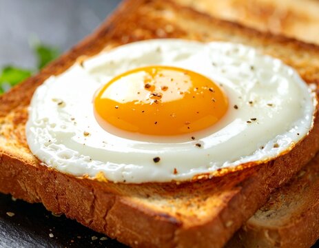 fried egg on toast