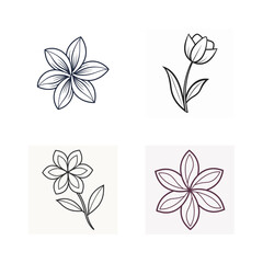 flower bundle vector
