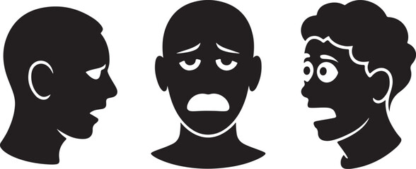 Collection of Four Simple Black Pipe Shapes