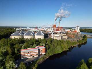 Oulu, Finland – 06 04 2025:Stora Enso paper mill