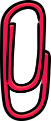 Illustration of paper clip
