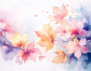 Autumn, beautiful colored leaves, fallen leaves design, art - 가을, 아름다운 색 단풍, 낙엽 디자인, 아트