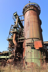 Blick auf ein ehemaliges Stalwerk im Dortmunder Stadtteil Hörde	