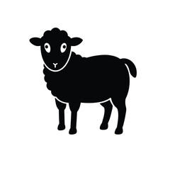 black sheep vector illustration