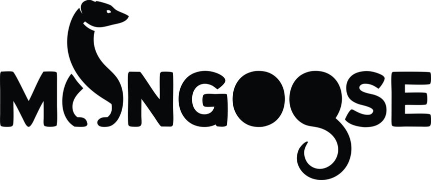 Mongoose Logo in Bold Typography