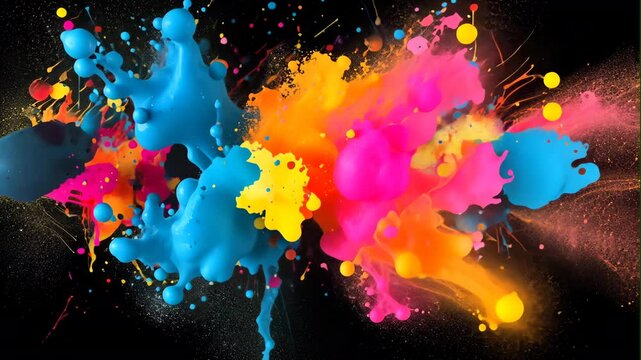 color bright on dark background	
