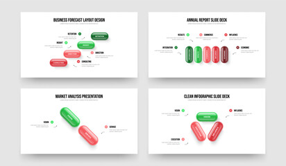 Financial Launch Four Five Two Three Step Diagram Presentation Layout Vector Illustration Collection. Modern Insight 4 5 2 3 Option Infographic Slideshow Template Bundle.