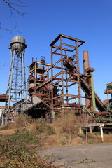 Blick auf ein ehemaliges Stalwerk im Dortmunder Stadtteil H&ouml;rde	