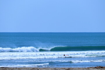 入野海岸に打ち寄せる波　初夏　（高知県　黒潮町）
