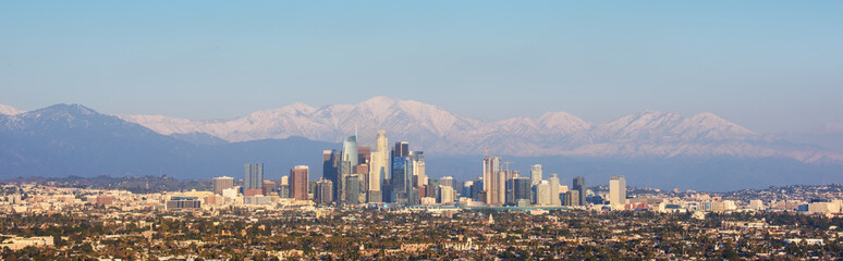 Downtown Los Angeles at sunny day