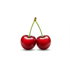 Delicious juicy cherries design perfect for branding logos food packaging and website decoration a vibrant and fresh fruit graphic