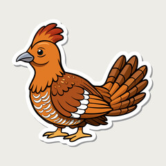 hen and rooster