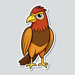 vector illustration of an eagle