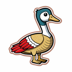 illustration of a duck