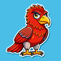 funny parrot cartoon