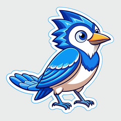 blue bird singing