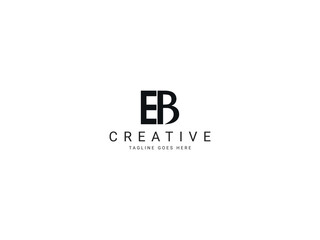 eb letter logo design