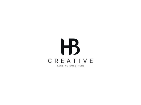 hb modern letter logo
