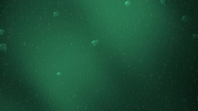 Clean digital backdrop using dark green gradient flat color texture with modern symmetry flow soft aesthetic abstract shape design background for print wallpaper decor and presentation elements