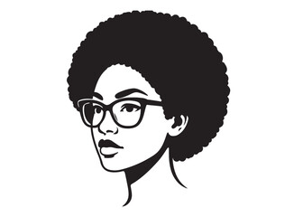 woman face glasses logo silhouette vector, woman wearing glasses logo icon silhouette, woman head with sunglass silhouette vector, girl with glasses silhouette on white background