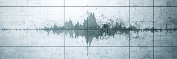 Seismic waves radiating from an earthquake's epicenter create a striking visual on a seismograph, reflecting the event's magnitude and intensity