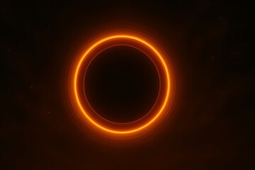 Glowing Cosmic Ring A Celestial Halo in Space