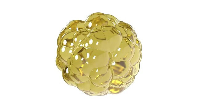 cancer cell grow healthy organ life human on white