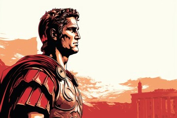 Fototapeta premium Rome adult architecture illustrated.