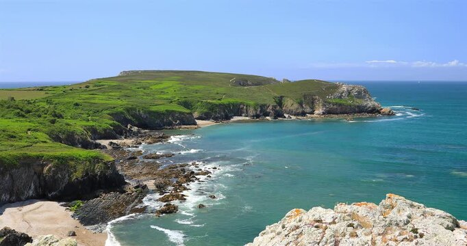La Presqu'&icirc;le de Crozon &agrave; la saison du printemps en Bretagne