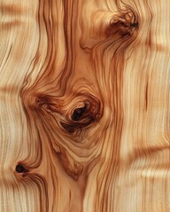Close-up wood grain texture with knots