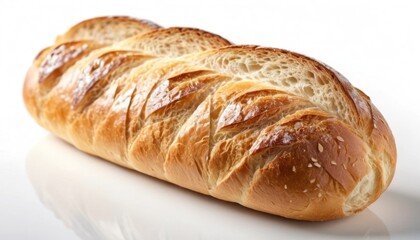 Crusty Artisan Bread Loaf Golden Brown Delicious Bakery Item Closeup Studio Shot