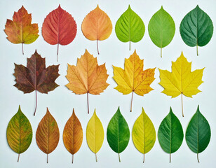 Autumn, beautiful colored leaves, fallen leaves design, art - 가을, 아름다운 색 단풍, 낙엽 디자인, 아트