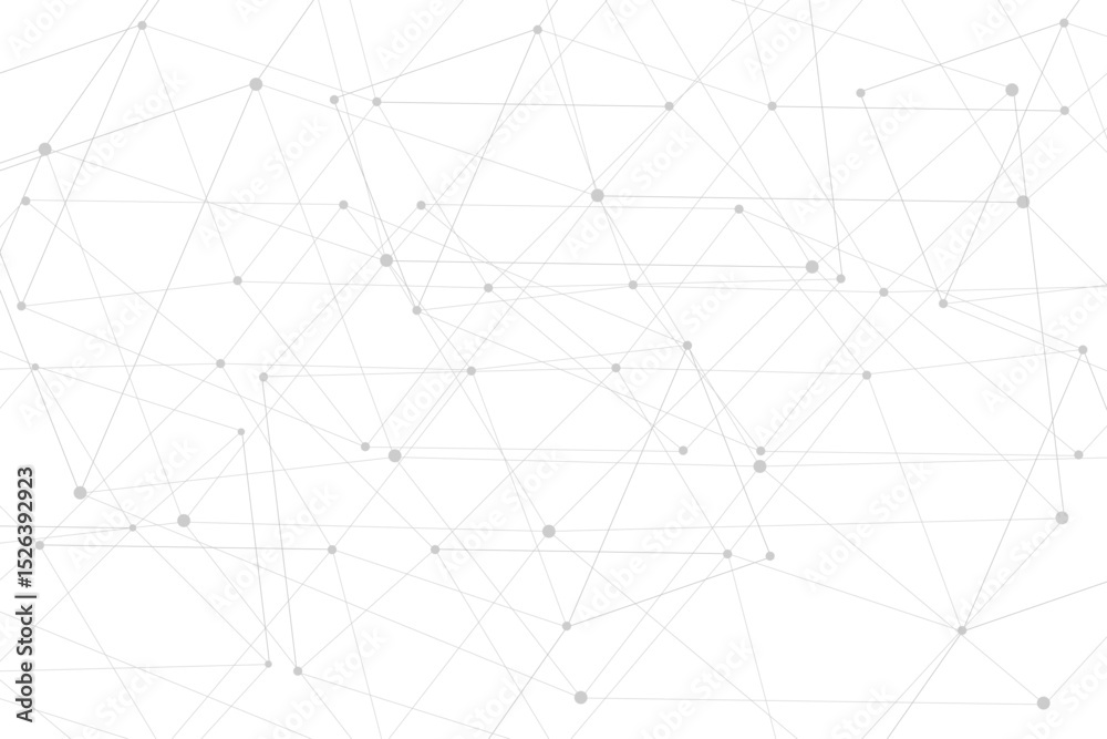 Fototapete abstract technology dot and line connection digital hi tech design concept background. space for tex