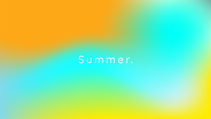 Abstract pastel gradient sky colors. Summer background. Blurry blue and orange gradient colors. Soft pastel rainbow colors. Sunset or sunrise atmosphere background.