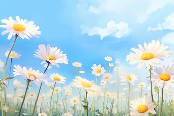 Cute background daisy backgrounds outdoors.