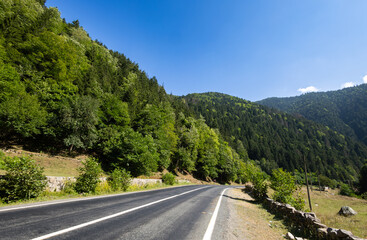 rural road in mountains