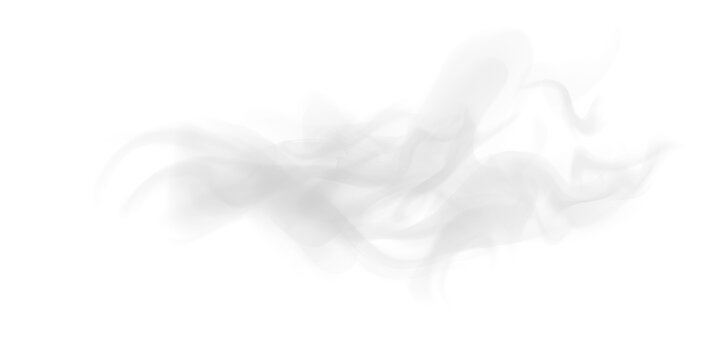 Soft Wavy Smoke Texture with Transparent Background for Vapor, Incense or Dreamy Visual FX