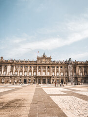 Obraz premium Palacio Real in Madrid, Spain, Europe
