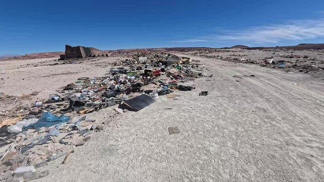 Basurero Clandestino en el Desierto de Atacama