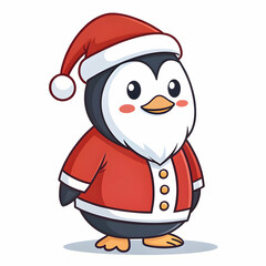 "Adorable Santa Animals &ndash; Cute Christmas Character Set Wearing Santa Hats for Holiday Fun"