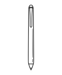 Stylus Pen Line Art
