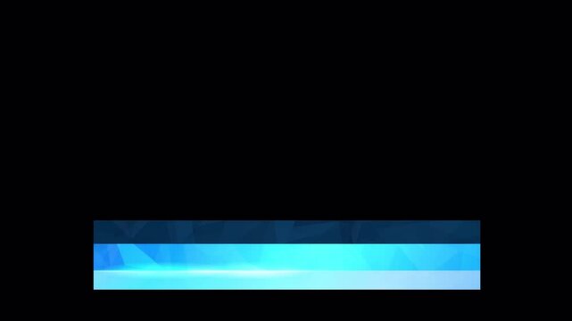 Lowerthird Background Three lines Transparent Loop 2:17 to 10:07