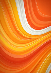 Abstract swirl background in pumpkin orange and yellow, featuring smooth curved lines and layered waves, creating vibrant and energetic visual effect with modern, dynamic style