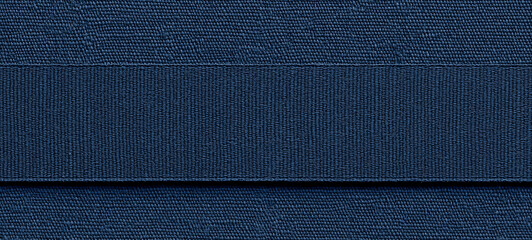 Deep navy blue canvas with fine grain texture horizontal stripe fabric pattern textile material modern minimal abstract calm elegant seamless background