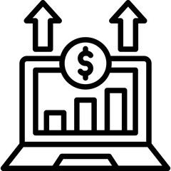 Online Revenue Icon