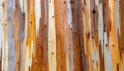 Natural Eucalyptus Bark with Mixed Colors
